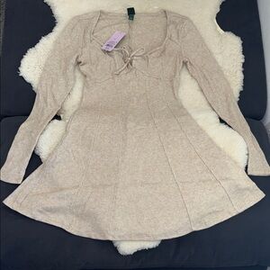 Target Cream Knit Dress